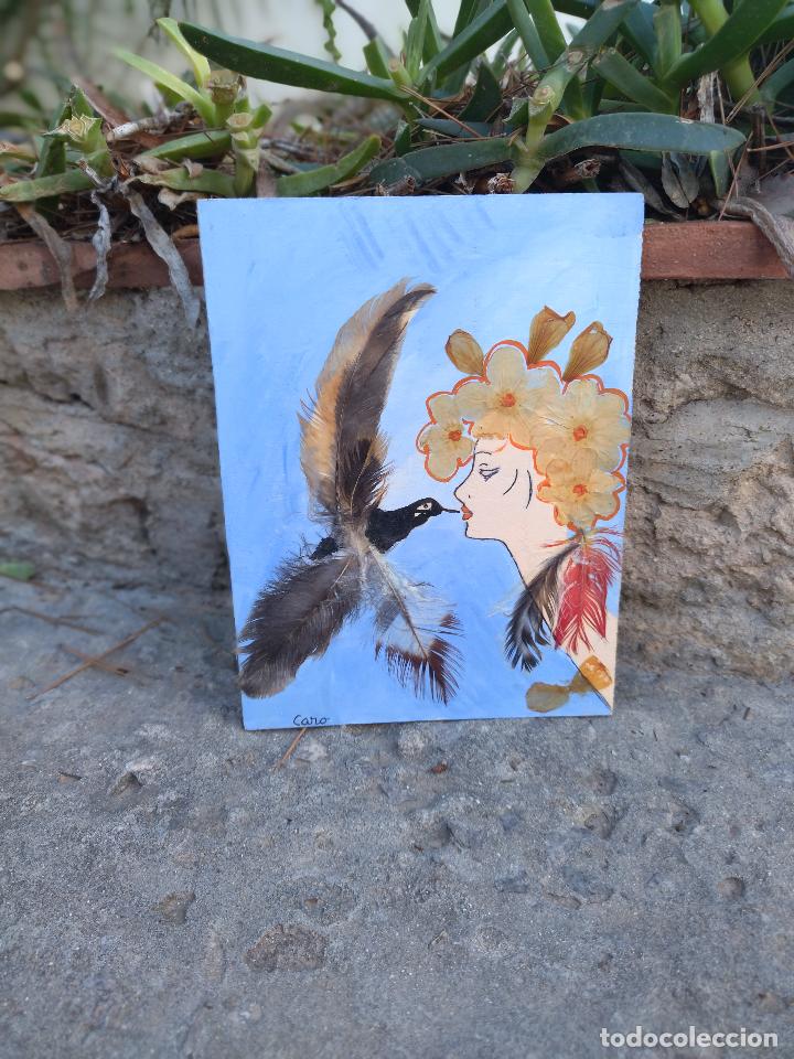 Arte: Cuadro sobre tabla de madera - Foto 1