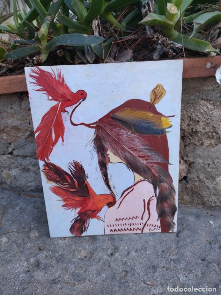 Arte: Cuadro sobre tabla de madera - Foto 3