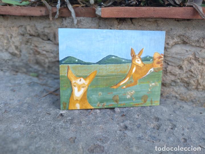 Arte: Cuadro sobre tabla de madera - Foto 1