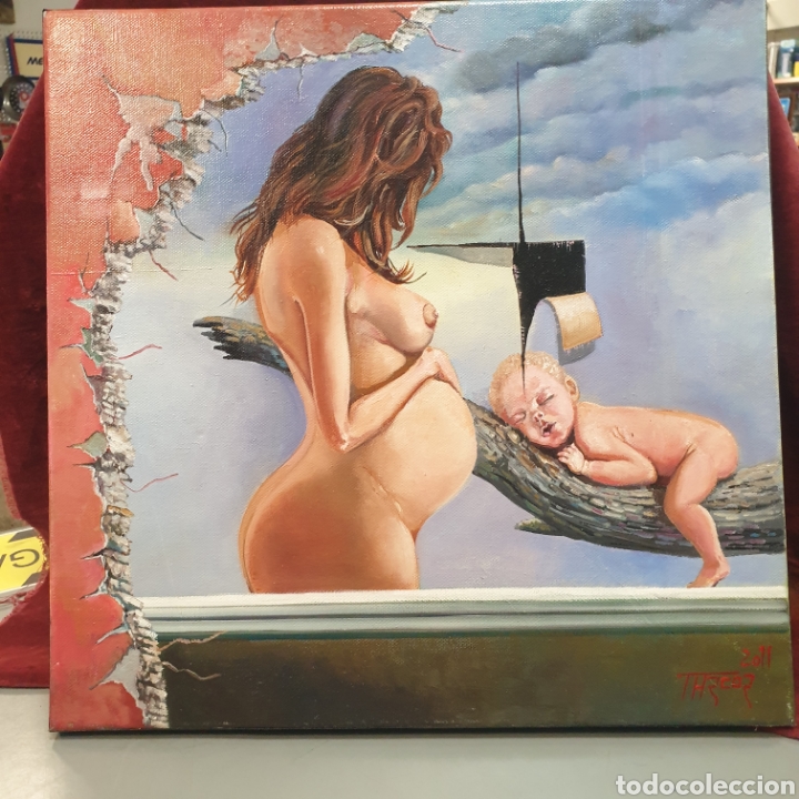 Arte: Oleo sobre lienzo 40x40 .Marcor - Foto 1