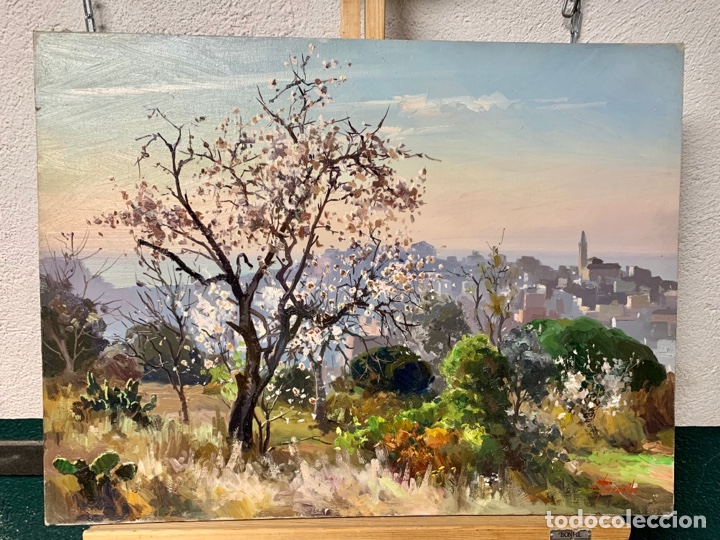 Arte: Ezequiel Torroella Mat&oacute; (1921-1998), Palam&oacute;s, 61x46 cm