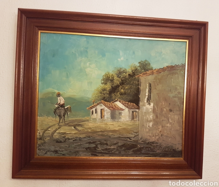 Arte: Cuadro al &oacute;leo de Fausto Palencia - Foto 4
