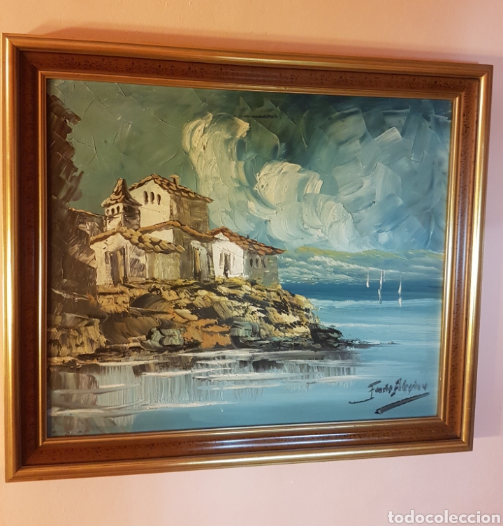 Arte: Cuadro al &oacute;leo de Fausto Palencia - Foto 1
