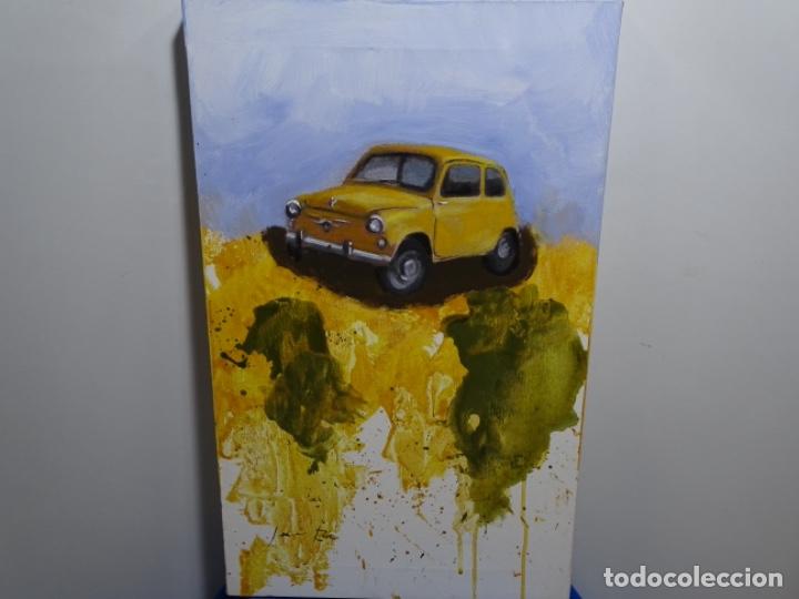 Seat 600, cuadro original, Óleo sobre Papel, comprar cuadros