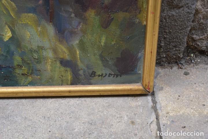 Arte: Simó Busom, paisaje, barranco de Caldarés, 1969, Panticosa, Huesca, pintura al óleo sobre tela. - Foto 3 - 290370323