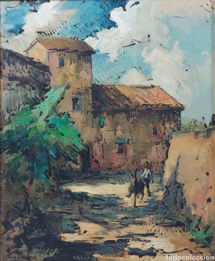 Kunst: JOAN CASAS DEVESA (BARCELONA 1914-?) &Oacute;LEO SOBRE LIENZO