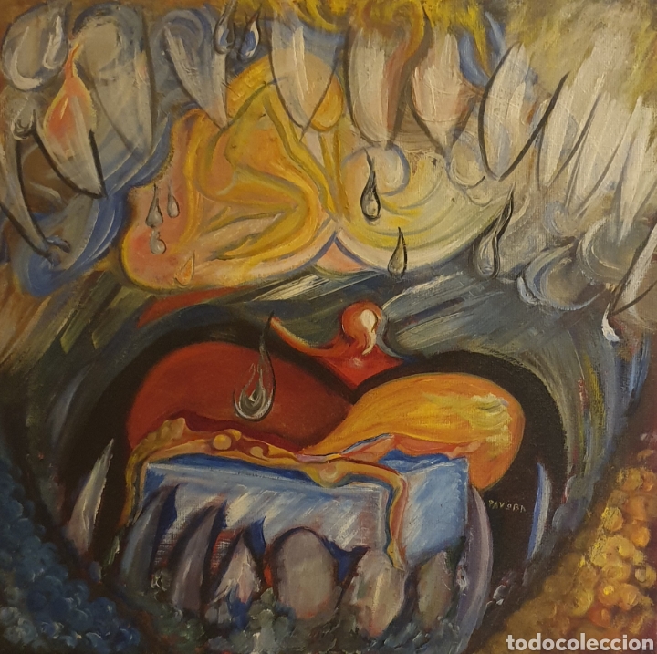 Arte: &Oacute;leo sobre lienzo PAVLORI 25X25 - Foto 1