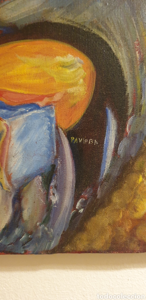 Arte: &Oacute;leo sobre lienzo PAVLORI 25X25 - Foto 2