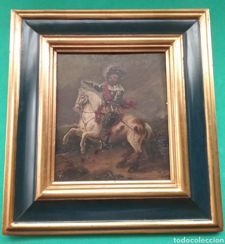 Arte: &Oacute;leo sobre lat&oacute;n. An&oacute;nimo. - Foto 1