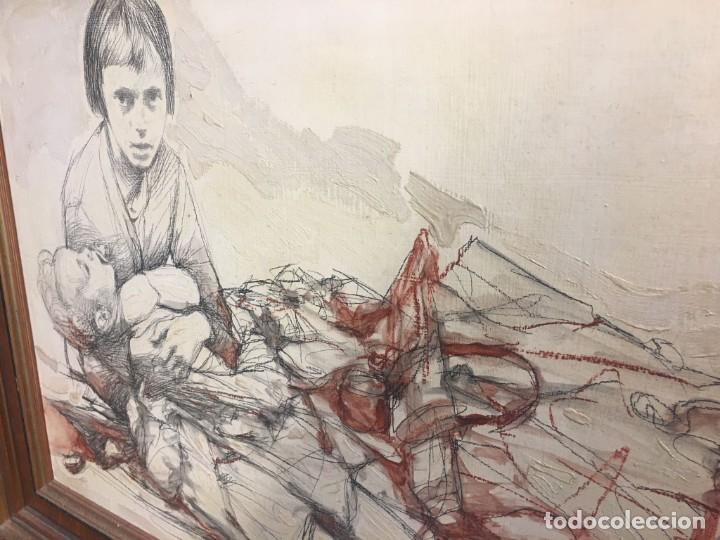 Arte: CUADRO FERNANDO CALDERON - NI&Ntilde;AS - Foto 3