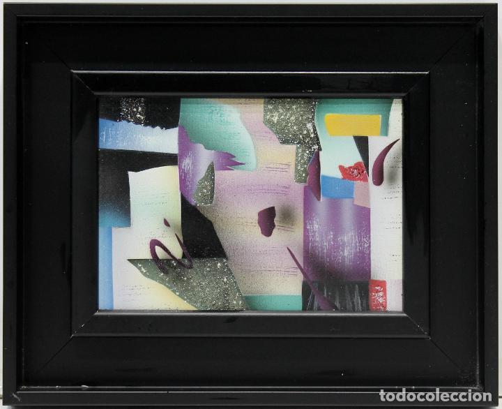 Arte: Abstracto - An&oacute;nimo - T&eacute;cnica mixta - 28X23 cm - Foto 1