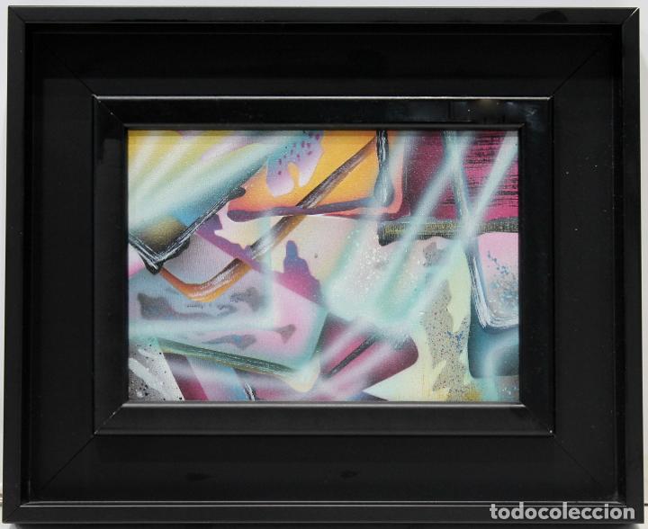Arte: Abstracto - An&oacute;nimo - T&eacute;cnica mixta - 28X23 cm - Foto 1
