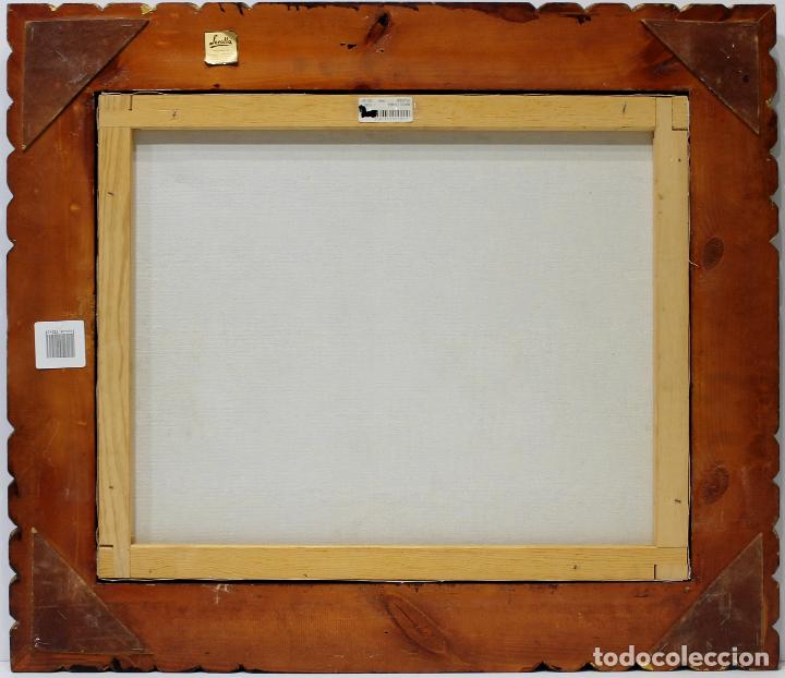 Arte: Bodeg&oacute;n - K. White - Oleo sobre lienzo - 80x70 cm - Foto 2