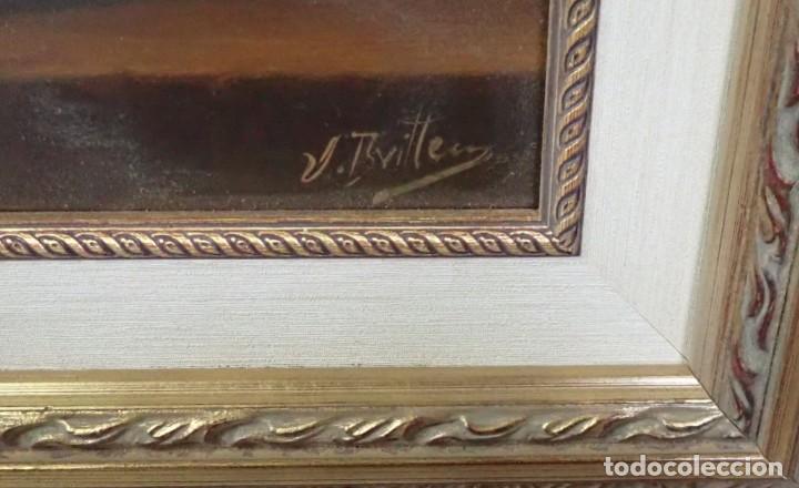 Arte: &Oacute;leo sobre tabla firmado a catalogar - Foto 3