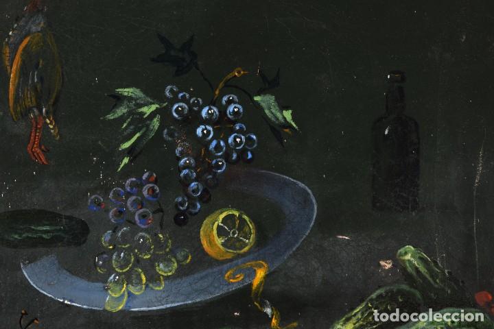 Arte: Bodeg&oacute;n. &Oacute;leo sobre lienzo. Siglo XX. - Foto 2