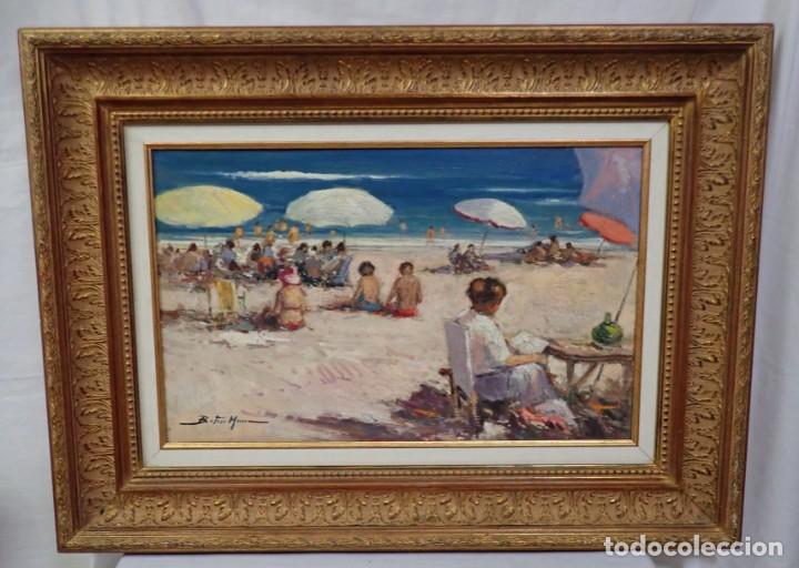 Arte: &Oacute;leo sobre lienzo firmado - Foto 1