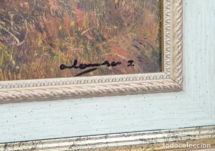 Arte: &Oacute;leo sobre tabla firmado - Foto 3