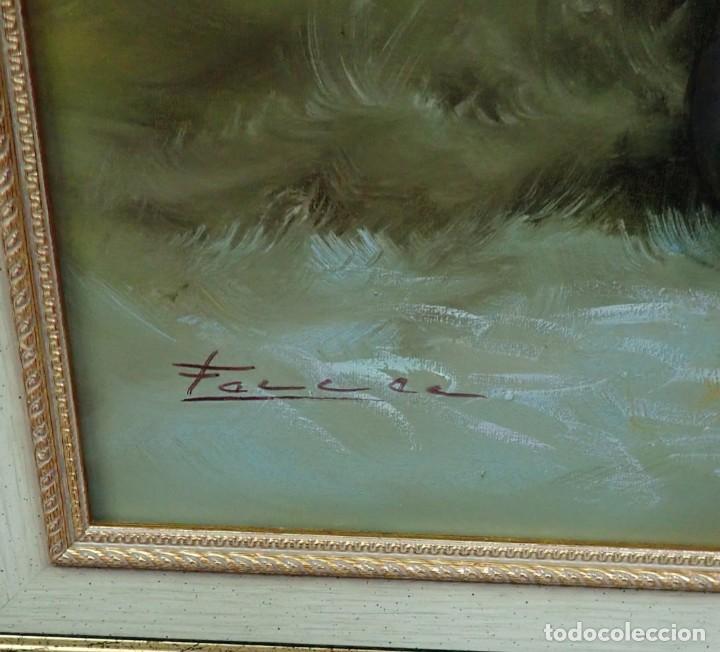 Arte: &Oacute;leo sobre lienzo firmado ferrer - Foto 3
