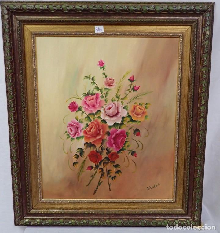 Kunst: &Oacute;leo sobre lienzo firmado c.perez .c