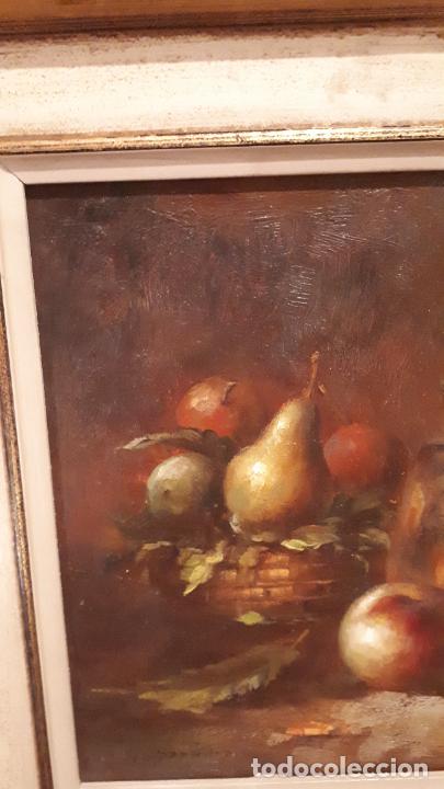 Arte: Pareja de bodegones al &oacute;leo. - Foto 5