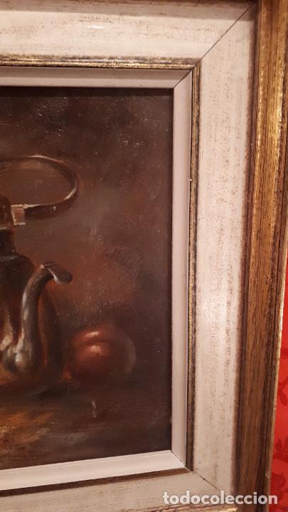 Arte: Pareja de bodegones al &oacute;leo. - Foto 6