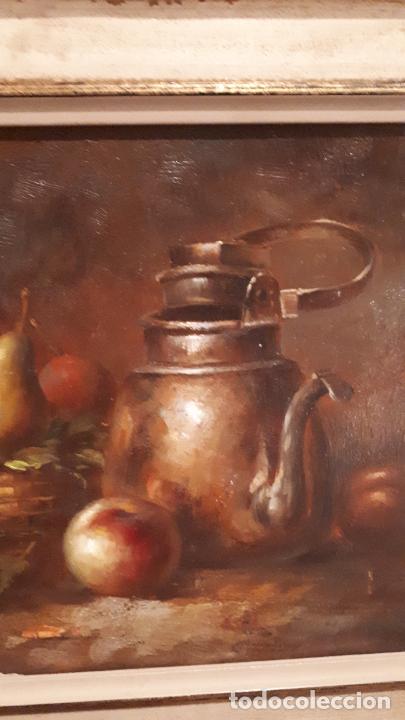 Arte: Pareja de bodegones al &oacute;leo. - Foto 9