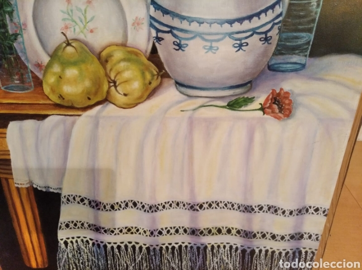 Arte: Bodeg&oacute;n al &oacute;leo de R. Luna. Sin marco. - Foto 5