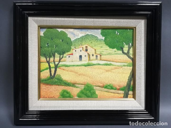 Arte: OLEO SOBRE TABLA PUIG BARELLA MASIA - Foto 1