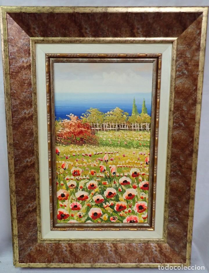 Arte: &Oacute;leo sobre lienzo firmado a catalogar - Foto 2