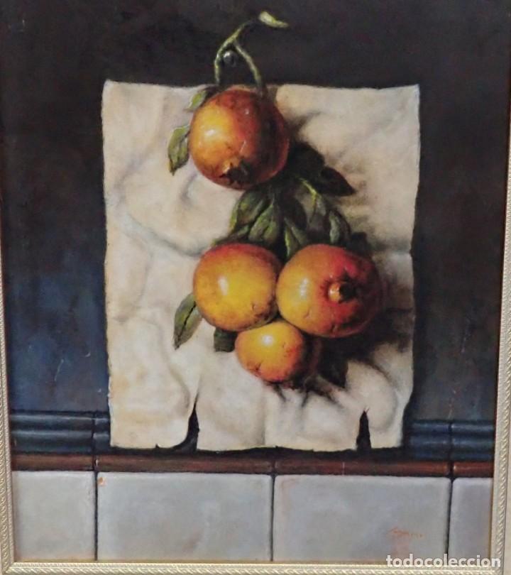 Arte: &Oacute;leo sobre tablex firmado - Foto 2