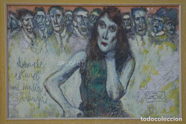 Arte: ZOHRE MIRABASSI - &Oacute;leo sobre tabla - Foto 1