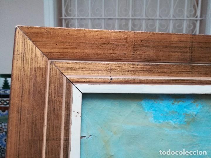 Arte: Marina con barco de vela - Foto 11