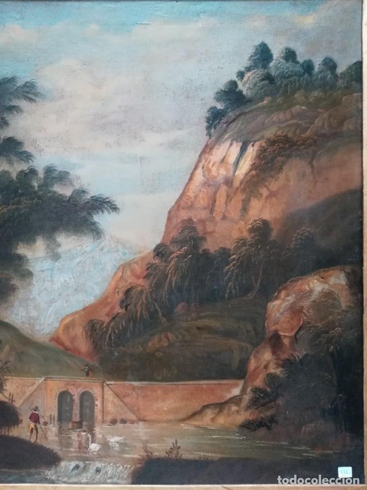 Arte: Paisaje con cascada y pato - Foto 3