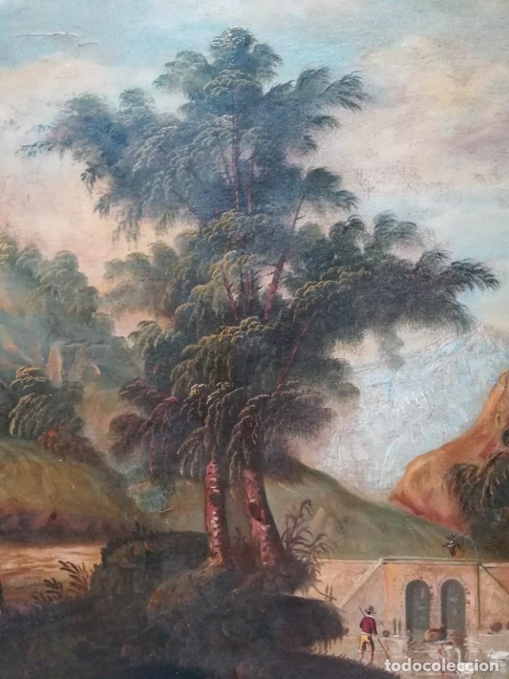 Arte: Paisaje con cascada y pato - Foto 8