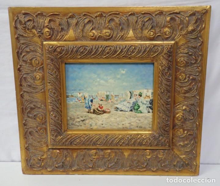 Arte: &Oacute;leo sobre tabla firmado a catalogar - Foto 1