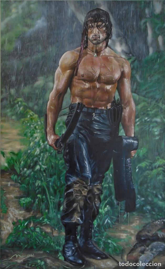 Arte: RAMBO, &Oacute;leo Sobre Lienzo (146 x 89 cms.) - Foto 1