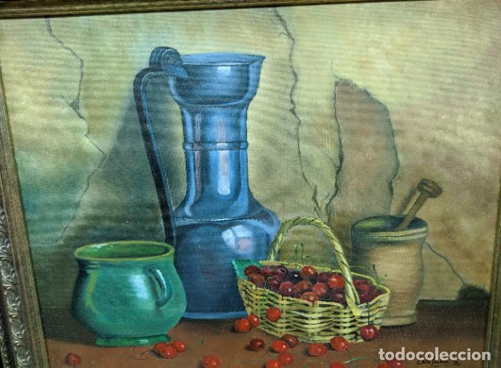 Arte: Bodeg&oacute;n pintado sobre &oacute;leo - Foto 3
