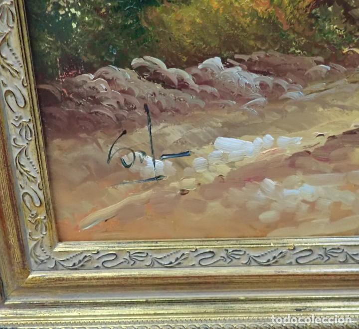 Arte: &Oacute;leo sobre lienzo firmado sol? - Foto 3