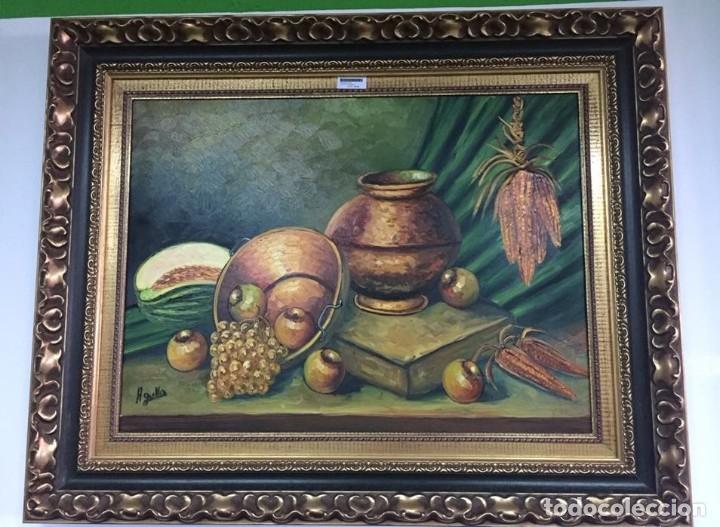 Arte: Gran lienzo Bodeg&oacute;n firmado - Foto 1