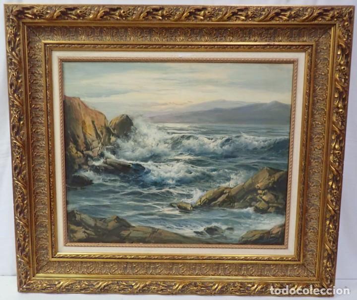 Arte: &Oacute;leo sobre lienzo firmado blasco - Foto 1