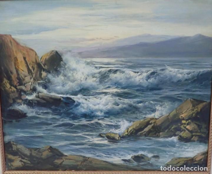 Arte: &Oacute;leo sobre lienzo firmado blasco - Foto 2