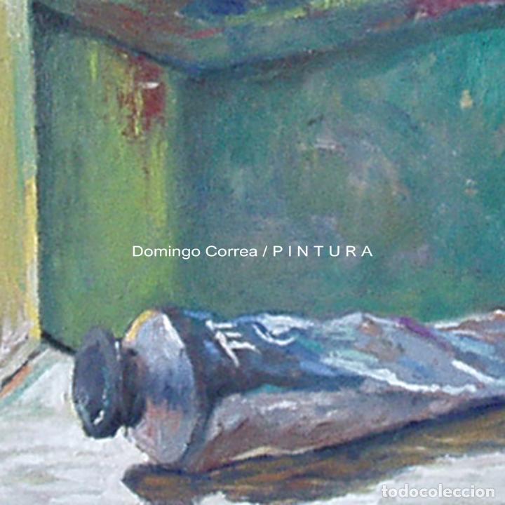 Arte: &Oacute;LEO SOBRE LIENZO COSAS DE PINTAR. DOMINGO CORREA - Foto 2