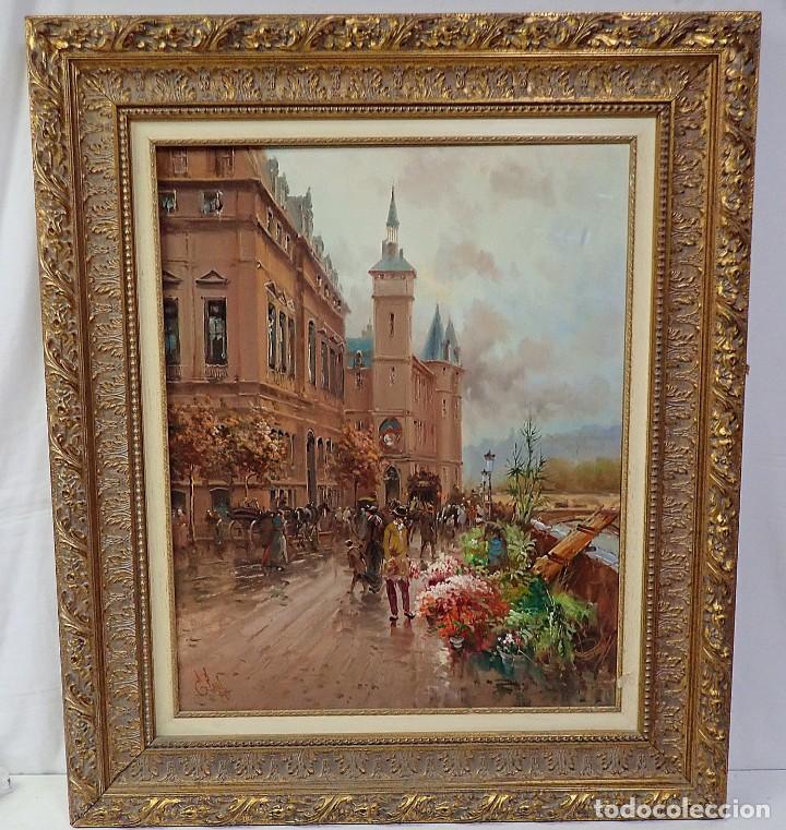 Arte: &Oacute;leo sobre lienzo firmado e,payes - Foto 1