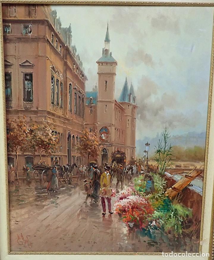 Arte: &Oacute;leo sobre lienzo firmado e,payes - Foto 2