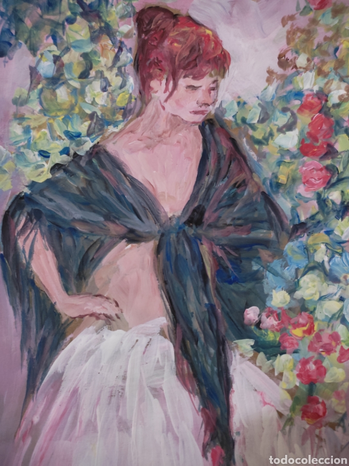 Kunst: Entre flores (original)