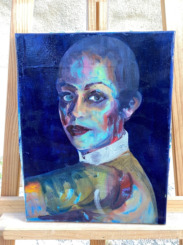 Arte: &Oacute;leo sobre lienzo. Retrato - Foto 2