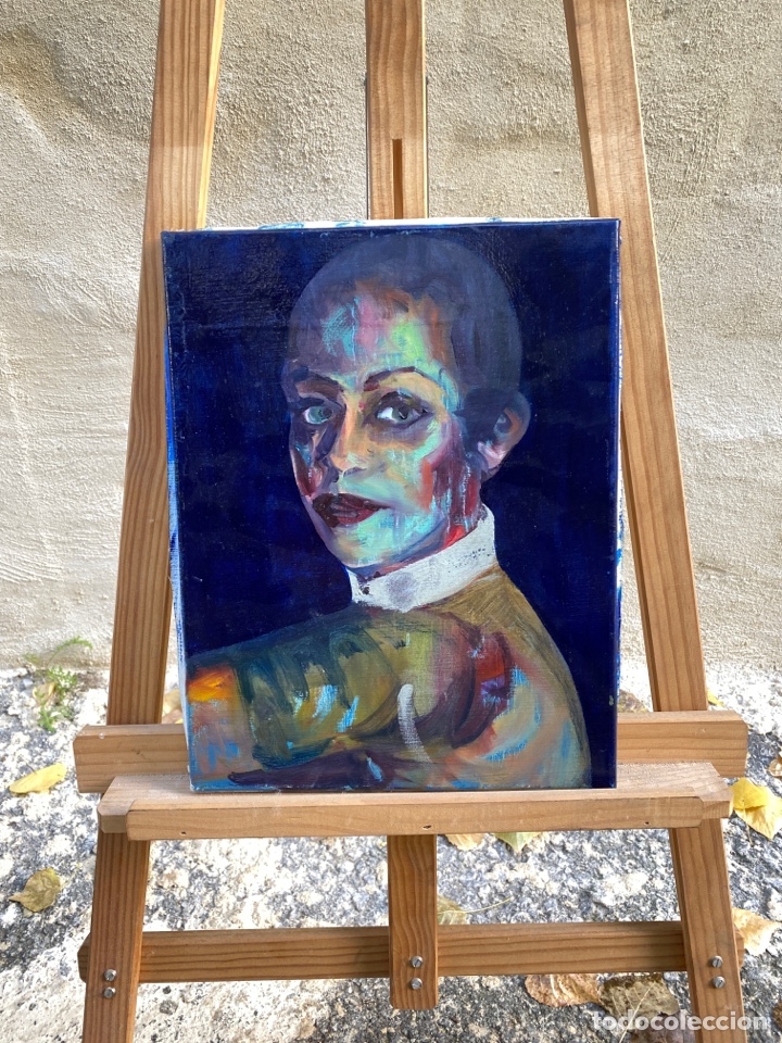 Arte: &Oacute;leo sobre lienzo. Retrato - Foto 1