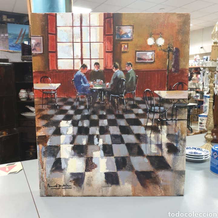 Arte: &Oacute;leo sobre lienzo DOBLAS PINTO 46x38 - Foto 1