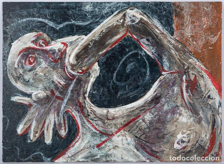 Arte: PINTURA EXPRESIONISTA &rdquo;Hambre&rdquo; - Foto 1
