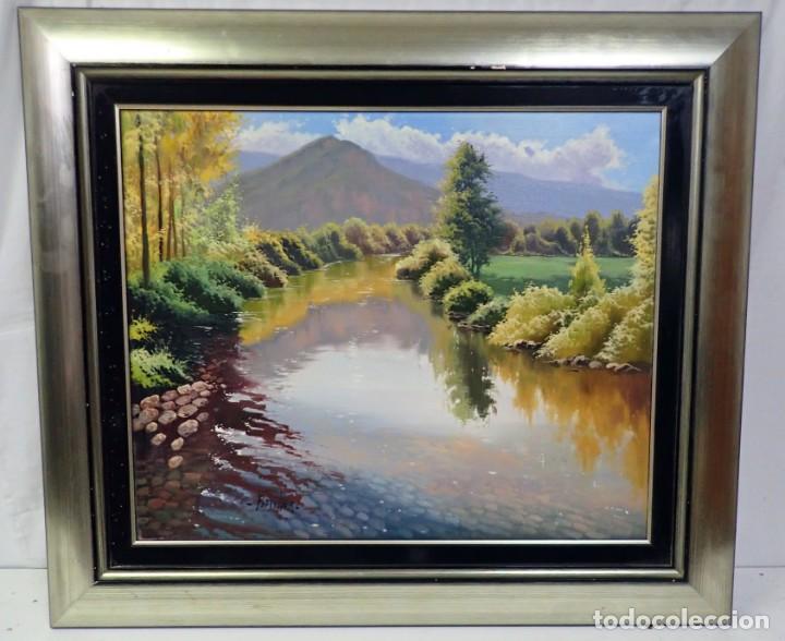 Kunst: &Oacute;leo sobre lienzo firmado bataller